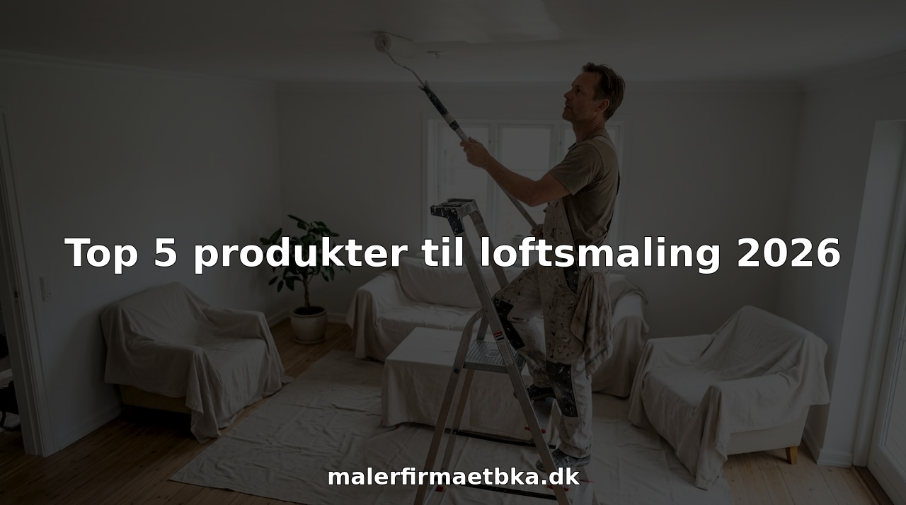 Painter applying loftsmaling to ceiling in cozy home